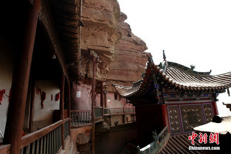 高清:探访中国第二大悬空寺 青海西宁北禅寺【3】